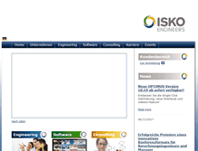 Tablet Screenshot of isko-engineers.de